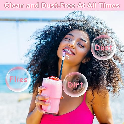 Miniatura 6 de Fundas de popote de silicona de dibujos animados, compatibles con Stanley, de 30 y 40 onzas, protectores de tapas de silicona reutilizables para