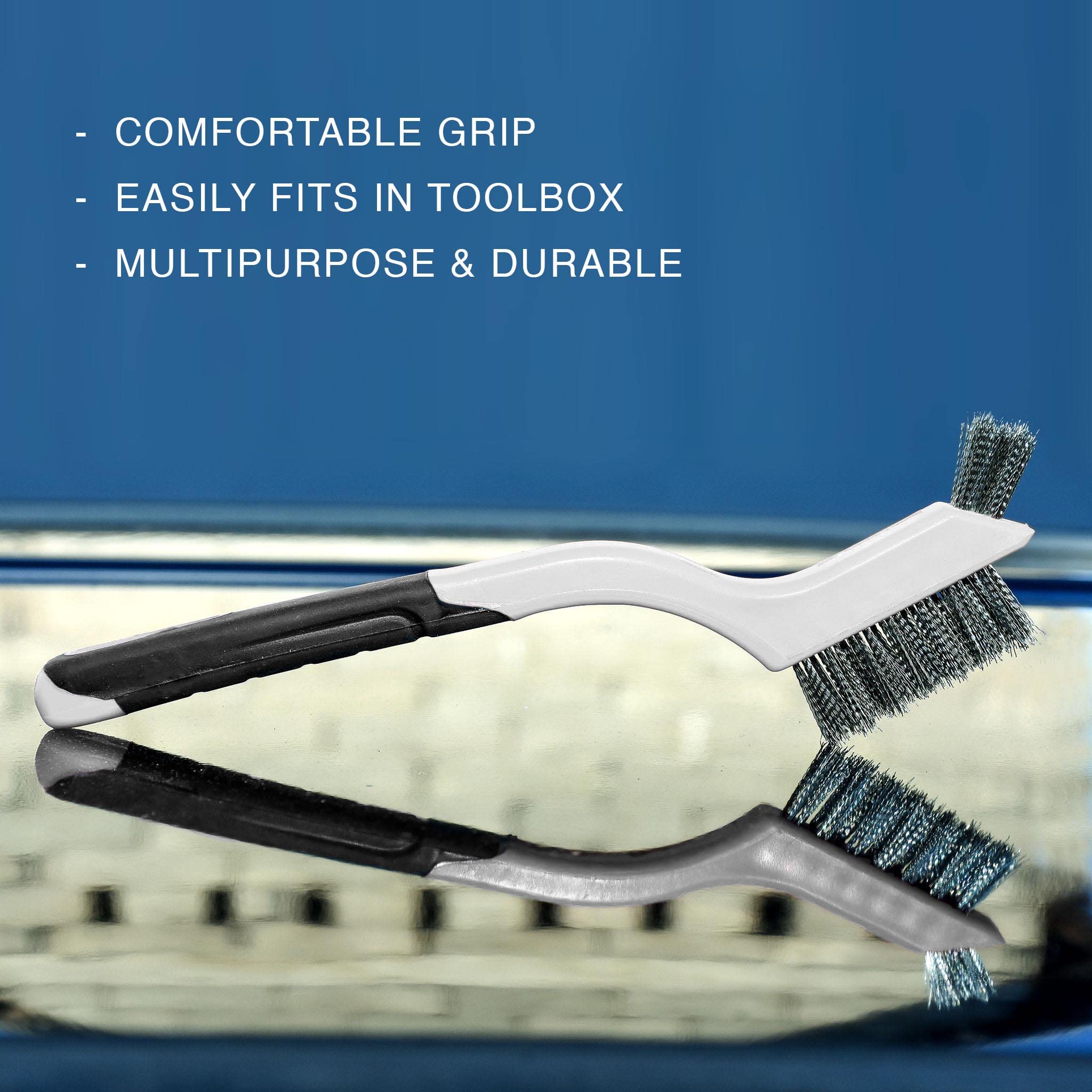 Lavaxon Lot De 3 Brosses Métalliques U2013 Poils En Nylon/laiton