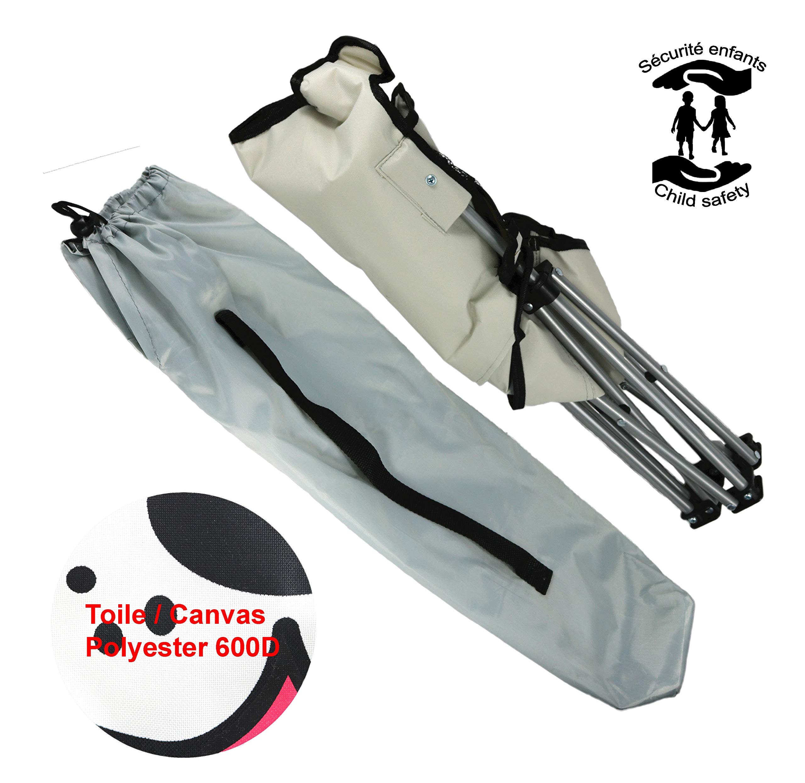 CAO 644 Sedia Pieghevole Unisex Bambino, Trasparente