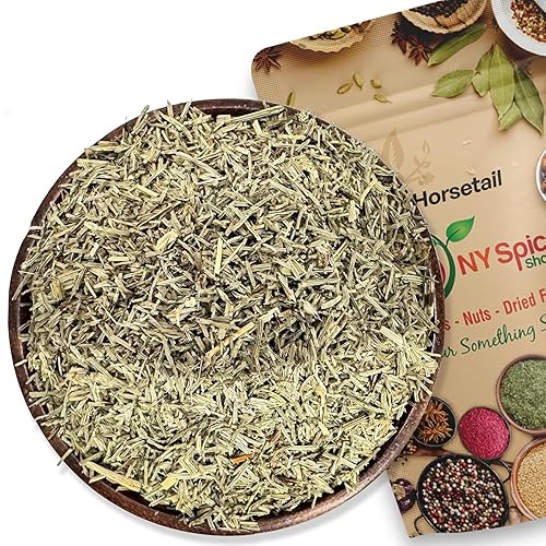 Miniatura 8 de Polvo de cola de caballo (Shavegrass) - Extracto de hierbas - Molido de hierbas de raíz totalmente natural - Polvos de té verde (8 onzas)