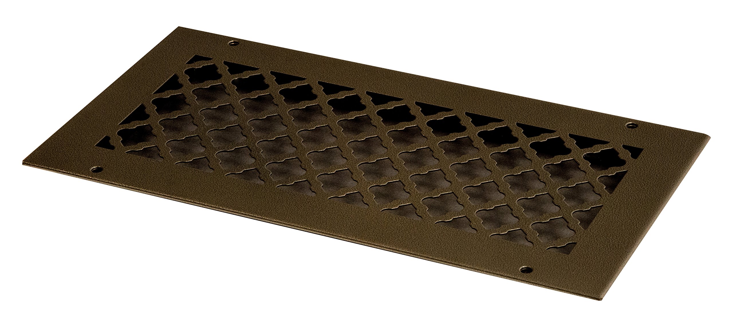 SteelCrest BTU14X6RORBH Series Designer Wall/Ceiling Vent Cover, with mounting Screws, Oil Rubbed Bronze
