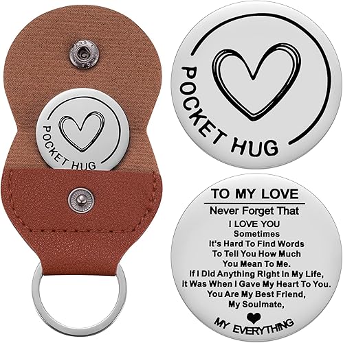 Pocket Hug Token Inspirational Reminder Gifts Mental Health - Travel Gifts For Husband