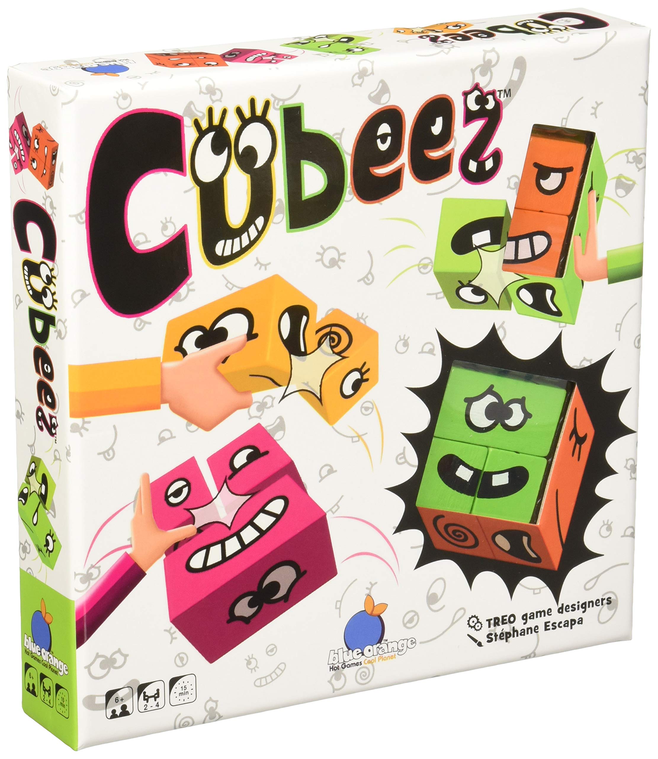 Cubeez Gioco Da Tavolo – Sfida Di Facce Sciocche, Per 2-4 Giocatori, 6+ Anni, 15 Minuti
