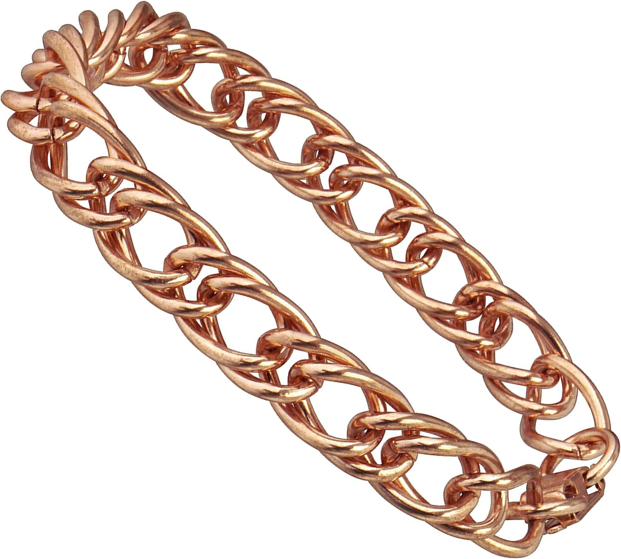 Sabona Copper Link Bracelet, Stacking Bracelet, Large/X-Large, 8.5”