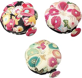 milaosk 3 Pièces Coussin à Épingles Coussin à Aiguille Citrouille Coussin de Goupille Coussin à Épingles pour Poignet Coussin Epingles Couture Pour Machine À Coudre Porte-épingle Pelo