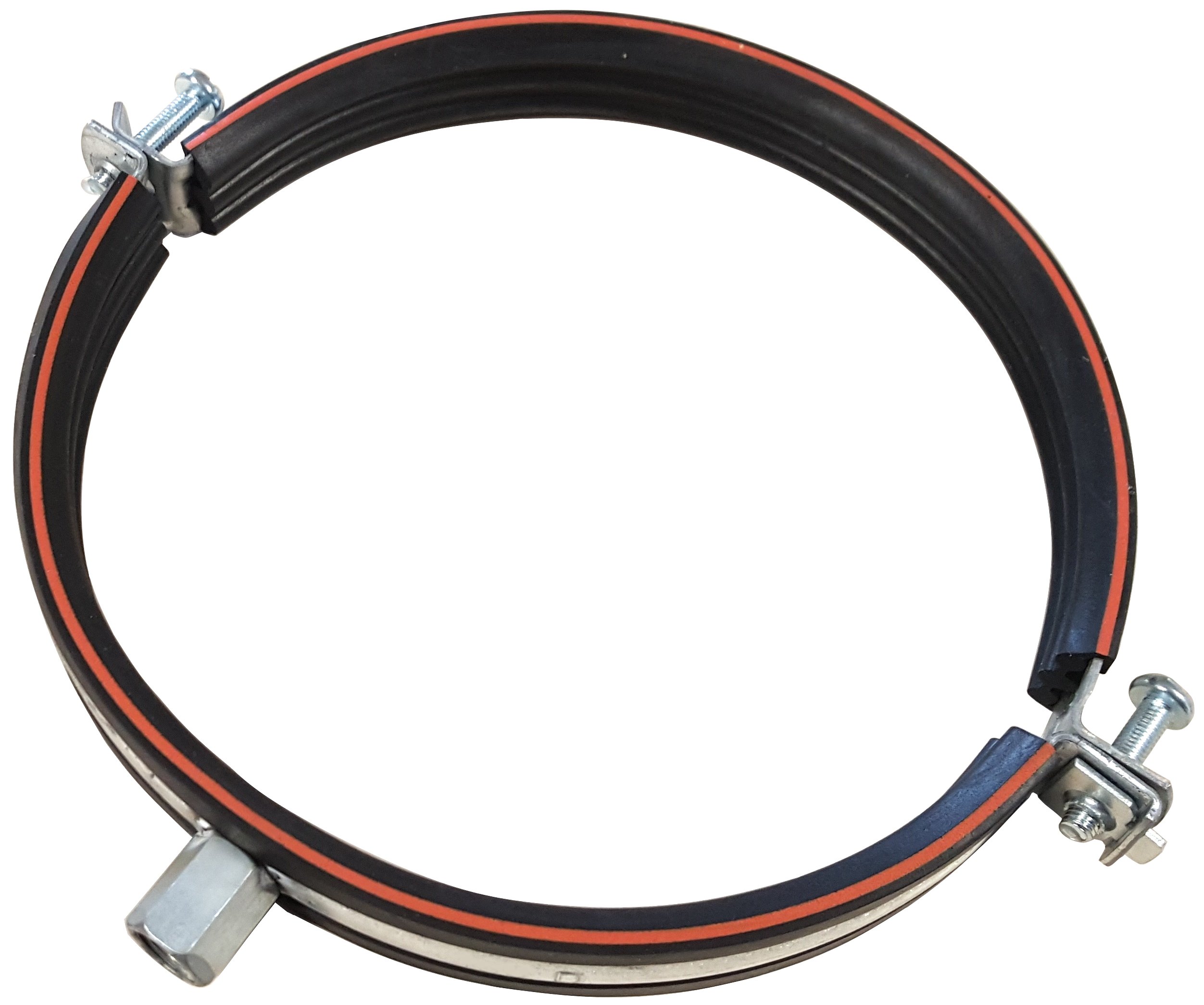 Intelmann Rohrschelle Ø100, Gewinde M8/M10 – MADE IN GERMANY