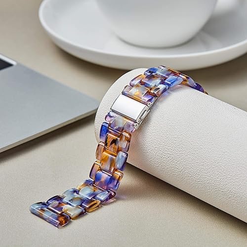 Miniatura 132 de BINLUN Resin Watch Bands Replacement Watch Straps for Men Women 14 Colors Watchbands Lightweight 12/14/16/18/20/22mm Wrist Bands Fashion