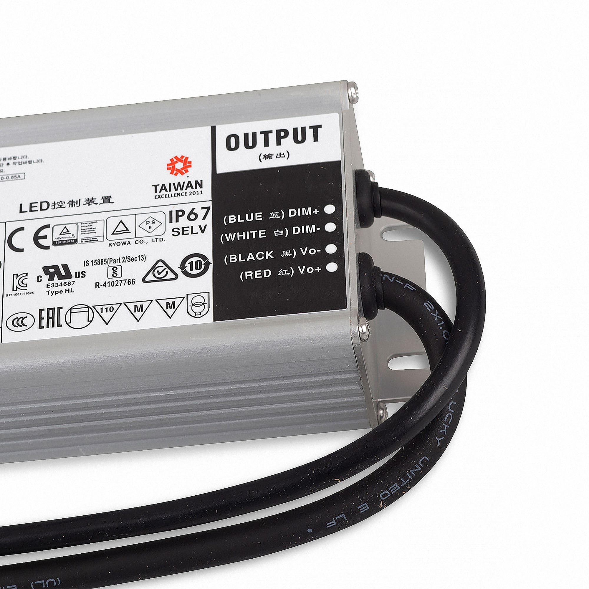 MeanWell HLG-150H-24: 24V/150W IP67-Netzteil/IP67-Trafo