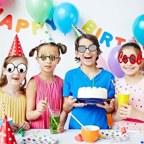 Miniatura 4 de ZAKVOOR 10 pares de gafas de fiesta divertidas, novedosas gafas de sol hawaianas de verano para adultos y niños, regalos de fiesta, fiesta temática