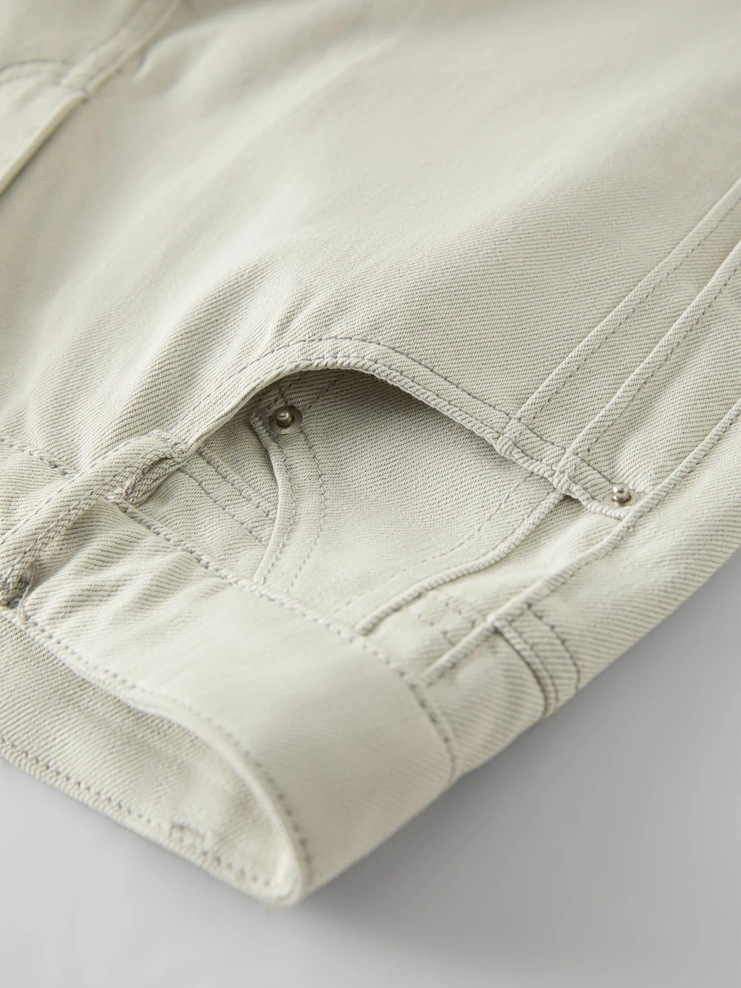 Pantalones Vaqueros para Mujer Blanco Tiro Alto Vintage Verano Rectos Jeans para Mujeres