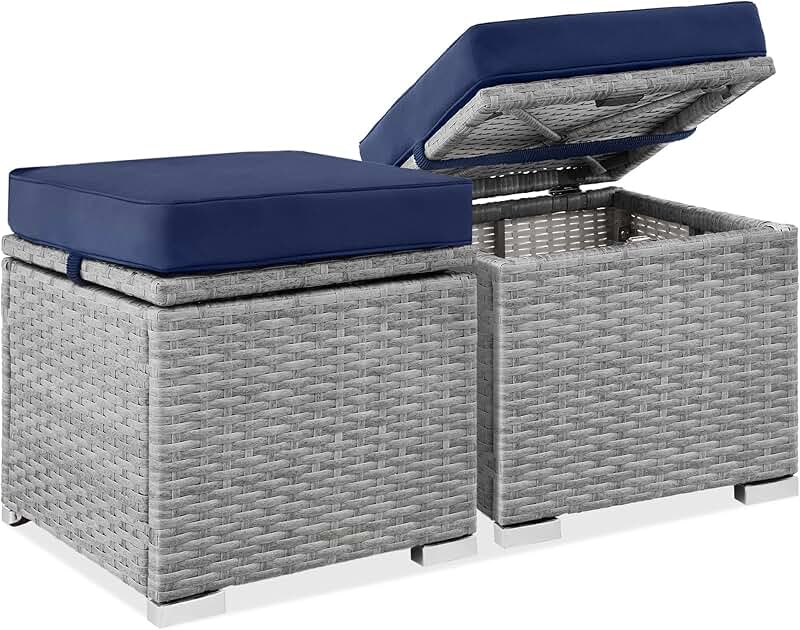 Amazon.com: Patio Ottomans - Patio Ottomans / Patio Seating: Patio ...