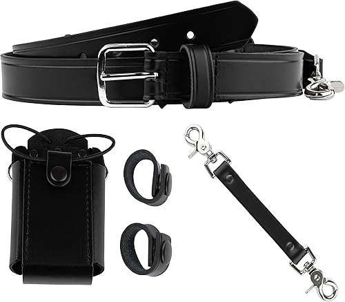 Miniatura 6 de Paquete de bomberos correa antideslizante para correa de radio, correa de radiocinturón, soporte de radio de bombero mejorado con remaches de metal