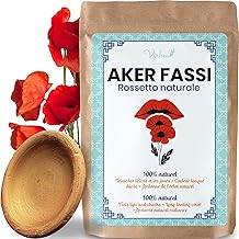 Authentic Aker Fassi x1 Natural Moroccan Lipstick based on Poppy and Pomegranate Traditional Beauty
