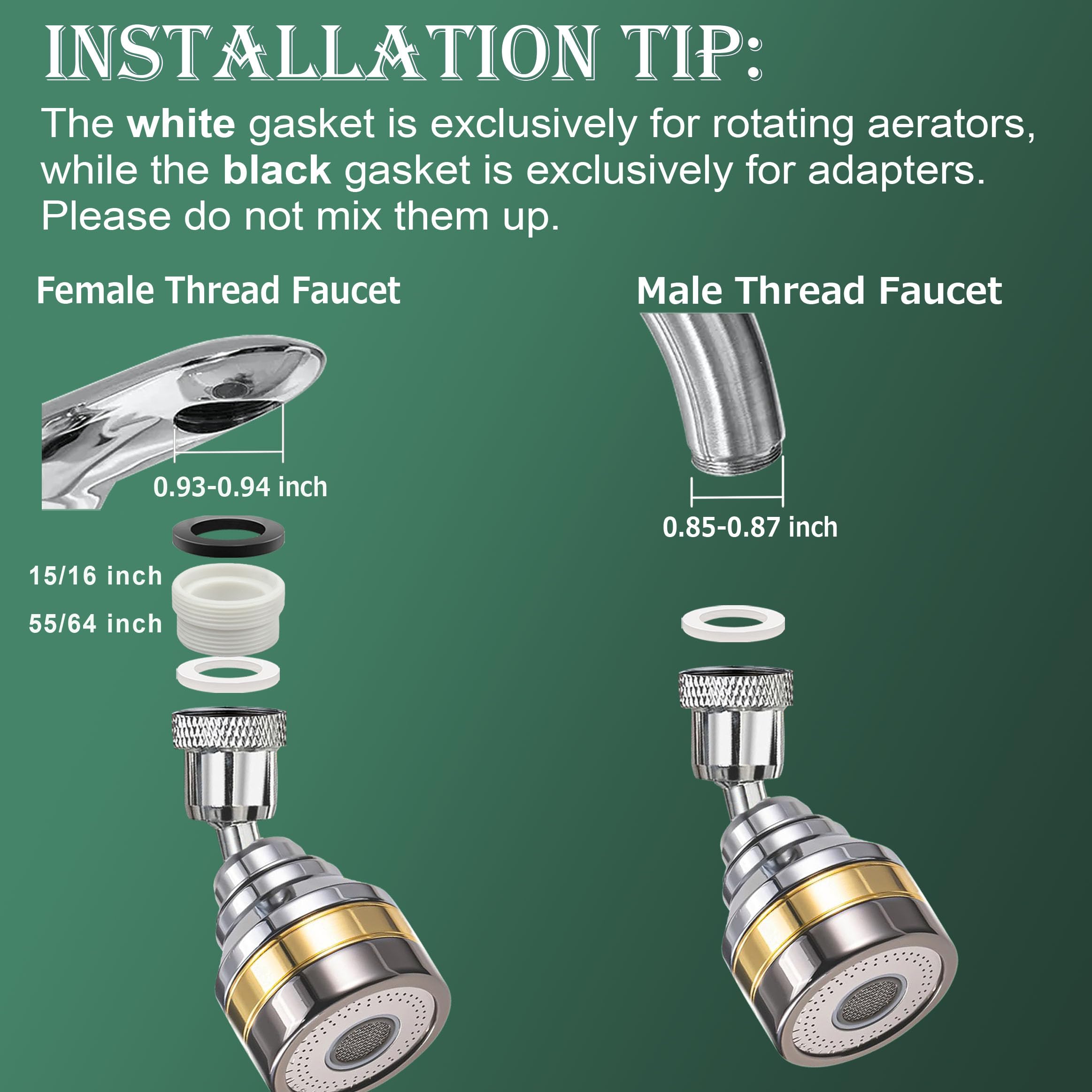 Swivel Faucet Aerator,Dual-function Faucet Nozzle Ethiopia