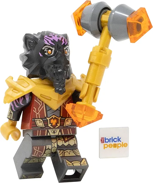LEGO Ninjago Dragons Rising: Lord Ras Minifigure with Golden Hammer
