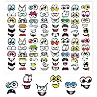 Party Favors for Kids, 960 Pcs Mix & Match Eye & Mouth Stickers, Back to School Supplies, Arts & Crafts Decoration, Treasure Box for Classroom, Halloween Stocking Stuffers Goodie Bags for Boys Girls