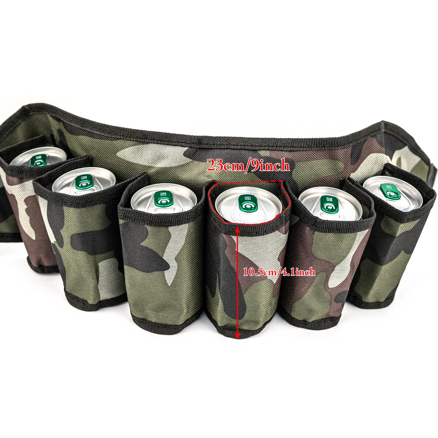 Cinturón de cerveza, bolsa de cinturón de cerveza y bebida, bolsa de almacenamiento de cintura, cinturón de cerveza, soporte de cinturón de cerveza de tela Oxford