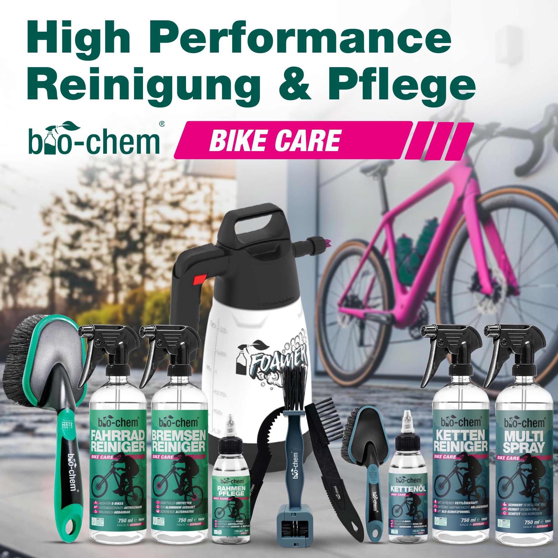 bio-chem Bremsenreiniger Spray 5L für Auto & Fahrrad | Entfetter für Scheibenbremsen | auch als Kettenreiniger, Motorreiniger und Fettlöser