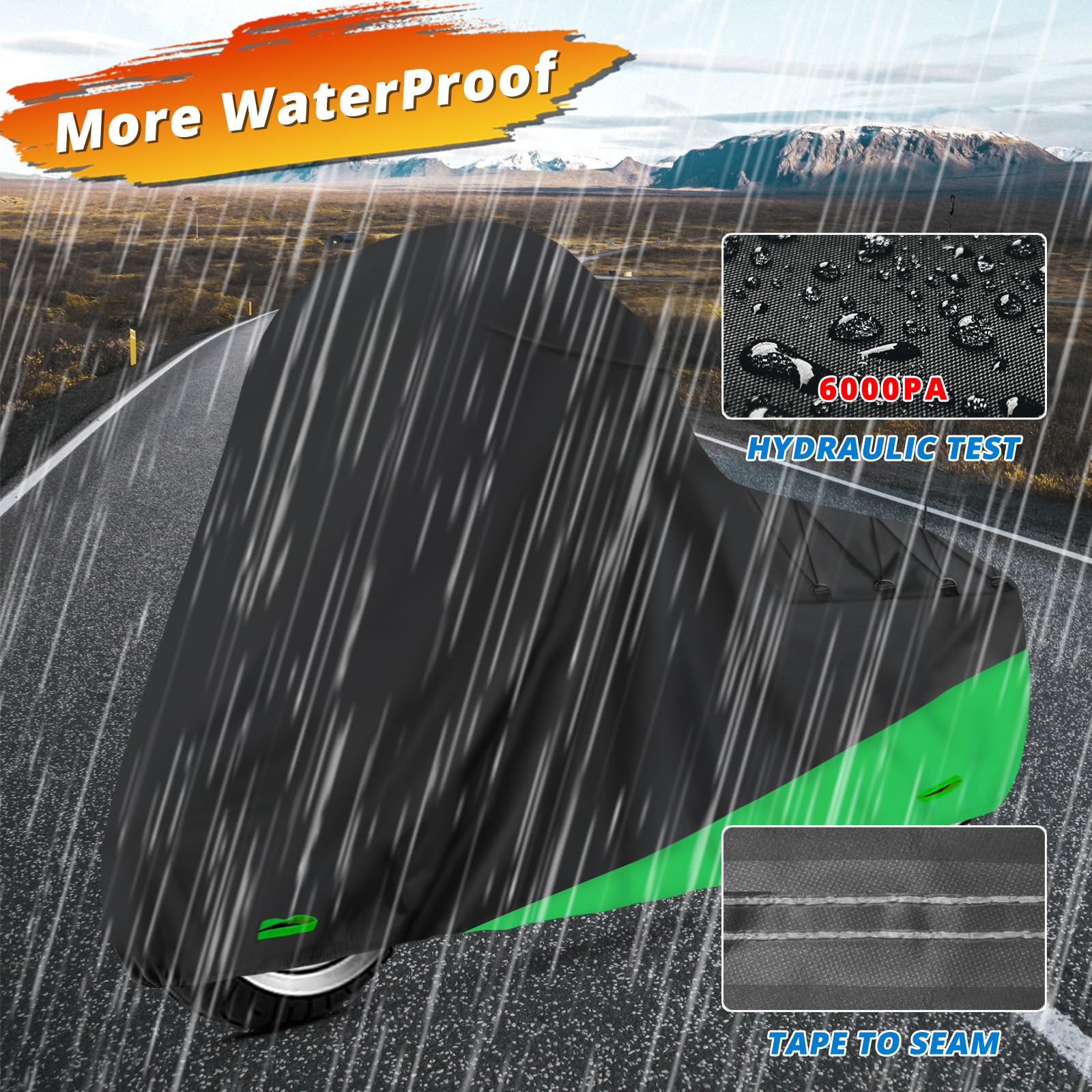 XL Motorcycle Cover Waterproof Snow UV Dust Protector For Yamaha YZ450 YZ250 F