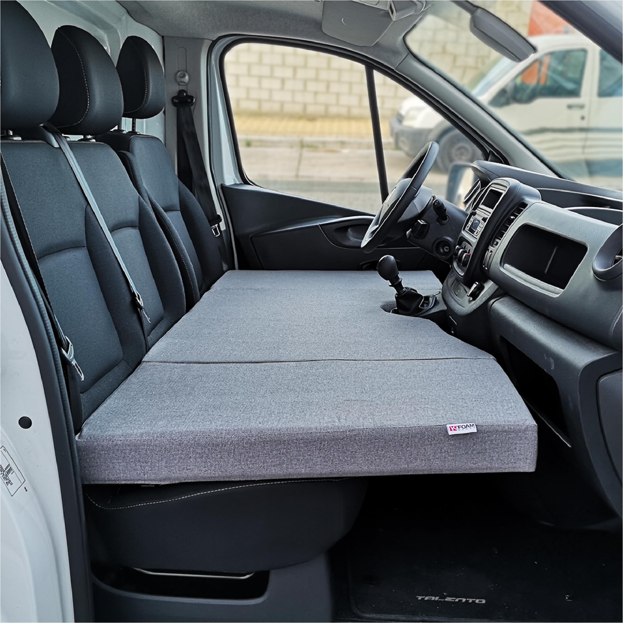 Lit Avant Pliable pour Renault Trafic, Fiat Talento, Nissan NV300, Opel Vivaro (2002-2024)