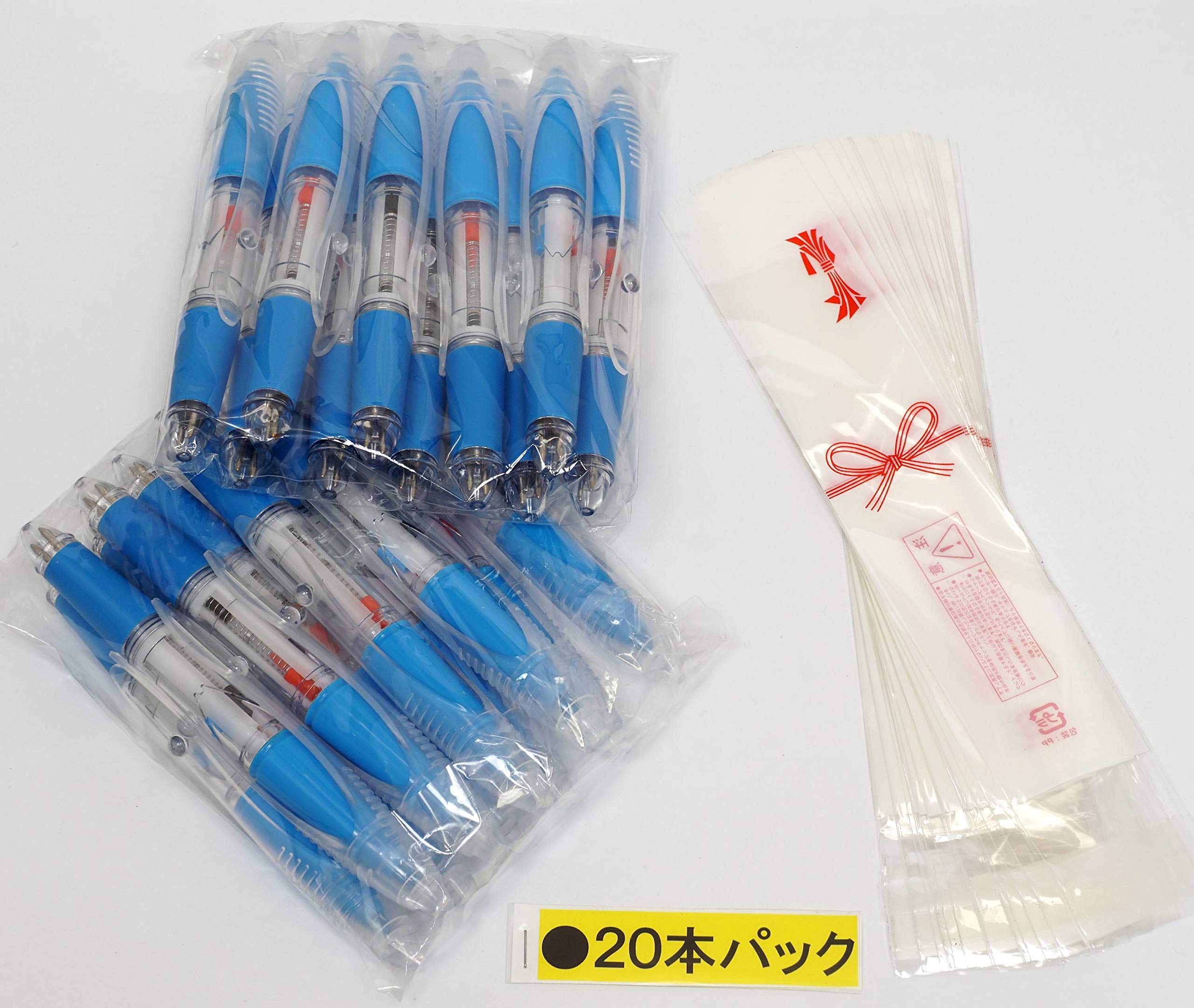 選ぶボールペン/蛍光ペン Amazon.co.jp: サーカス蛍光＆3色ボールペン 20本パック のし柄