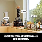 LEGO Icons Il Signore degli Anelli: Book Nook del Balrog - Costruzione per Adulti da Esposizione - Modellino con Minifigura di Gandalf il Grigio e Figura di Balrog - Regalo da Collezione - 10367 - 8