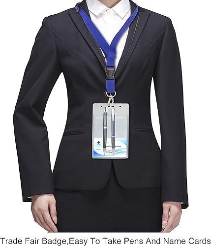 Miniatura 10 de Paquete de 5 protectores de bolsillo transparentes resistentes para camisas, abrigos de laboratorio, pantalones, multiusos, para bolígrafos,