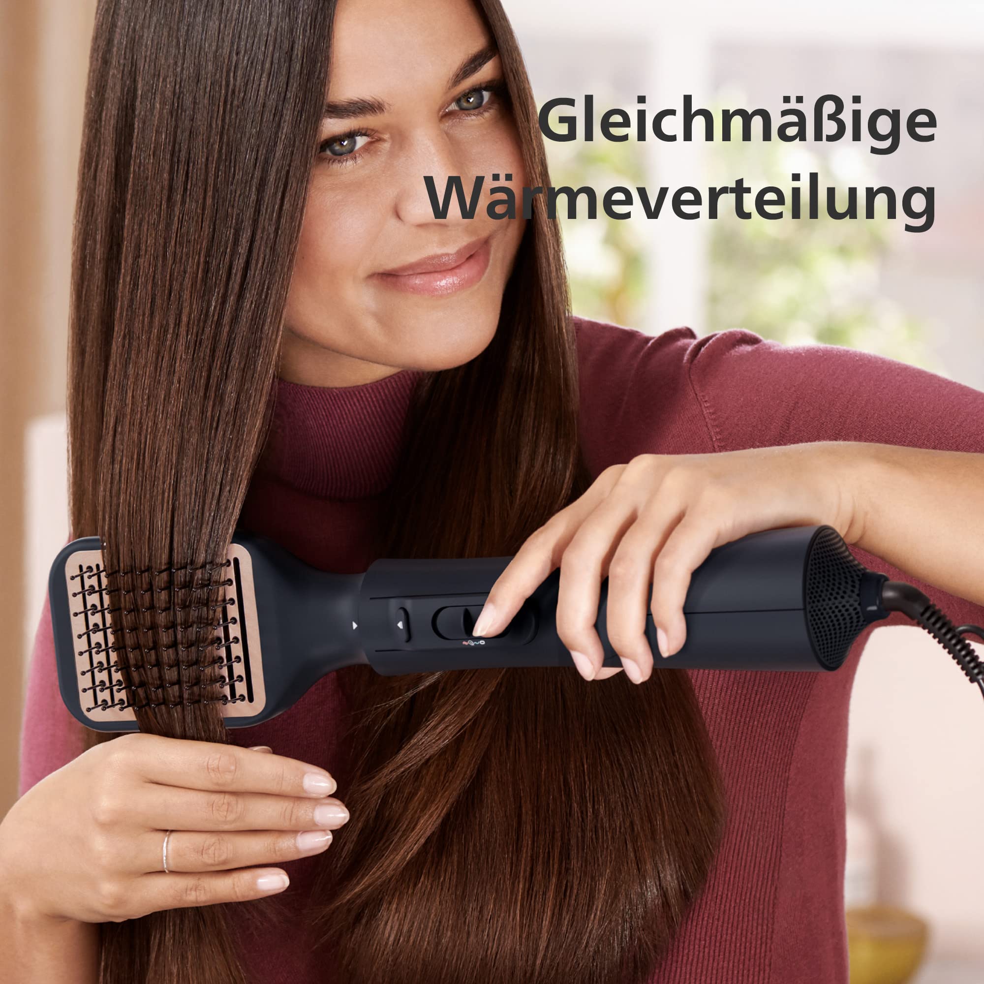 Philips AirStyler Serie 5000 – Haarstyler mit 5 Styling-Aufsätzen (Modell BHA530/00)