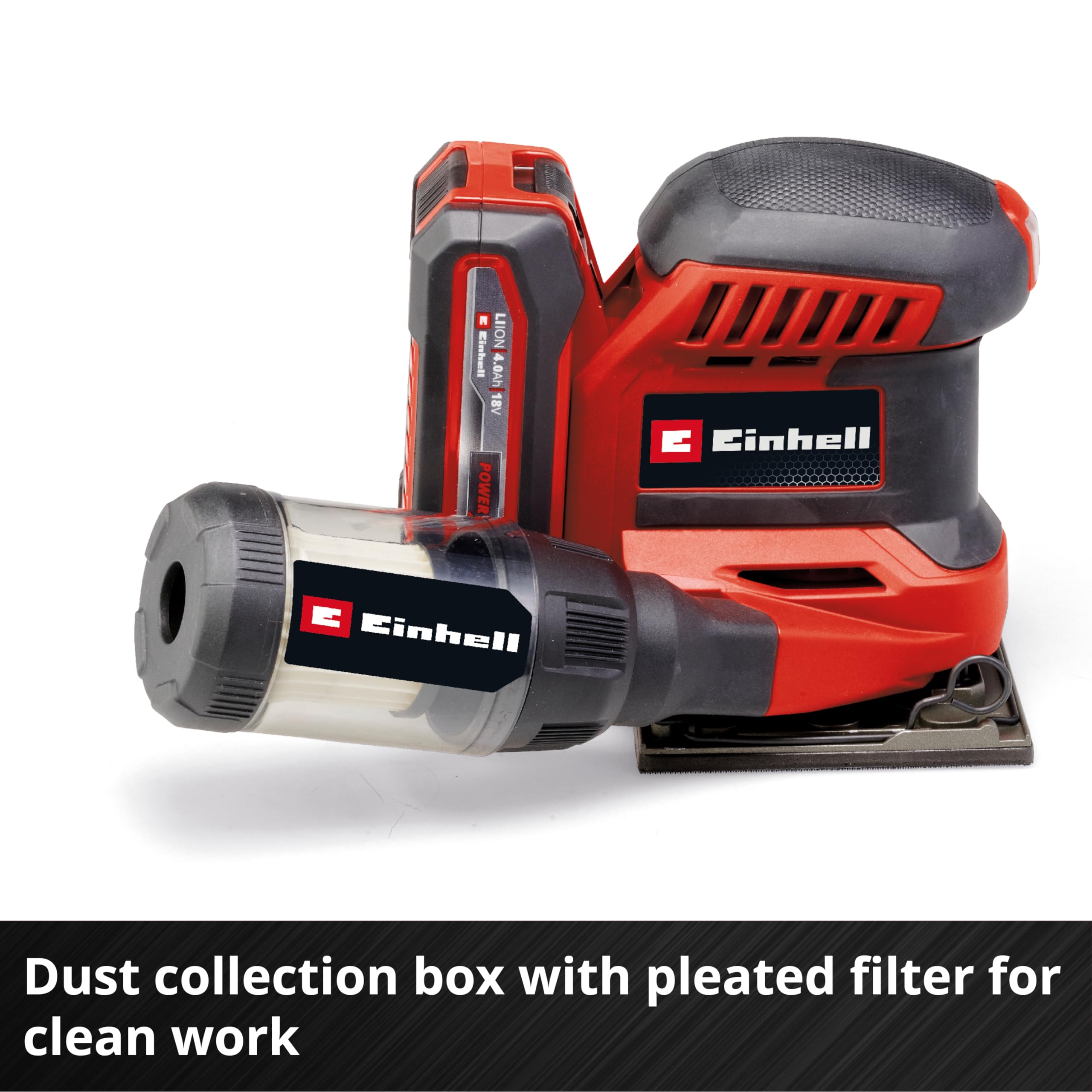 Einhell TE-OS 18/113 Akumulatorowa szlifierka oscylacyjna 18 V Li-Solo Power X-Change 1,8 mm