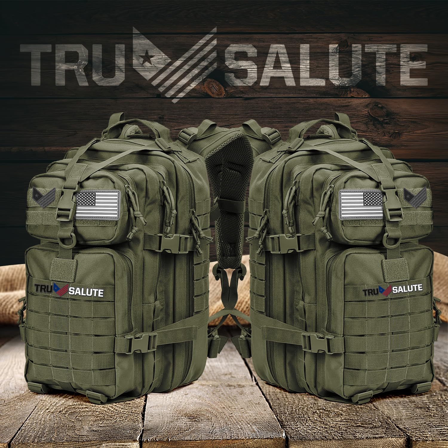 Tru Salute 45L wojskowy plecak taktyczny duży wojskowy 3-dniowy plecak szturmowy Molle Bugout Bag plecak