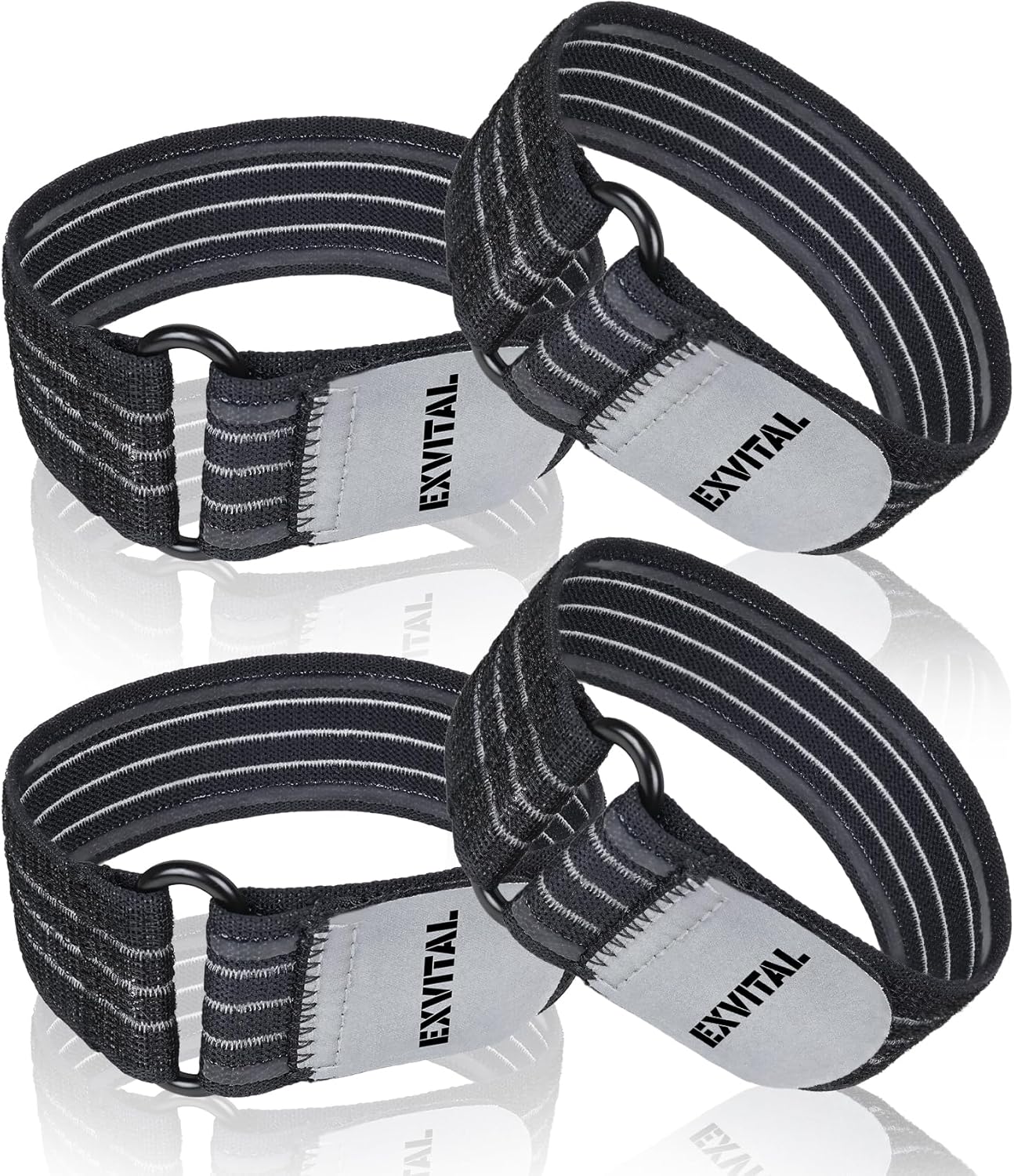 Adjustable Reflective Ankle Straps for Boots | Ideal for Sports & Work