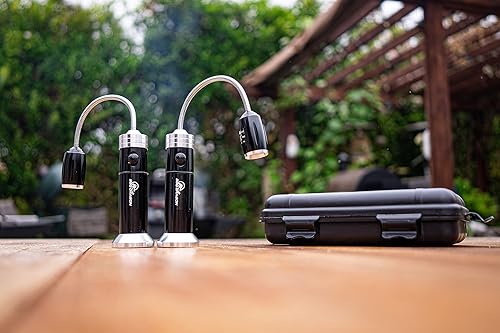 Miniatura 6 de BBQ Dragon  Luces LED magnéticas para parrilla  Paquete de 2  Aluminio resistente al calor  Base magnética de alta potencia  Cuello de cisne