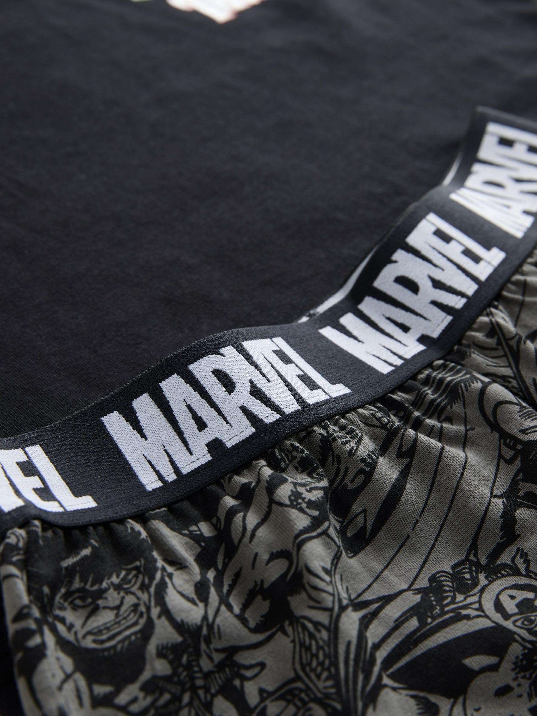 NEXT Jungen Marvel Kurze Schlafanzüge, 2er-Pack