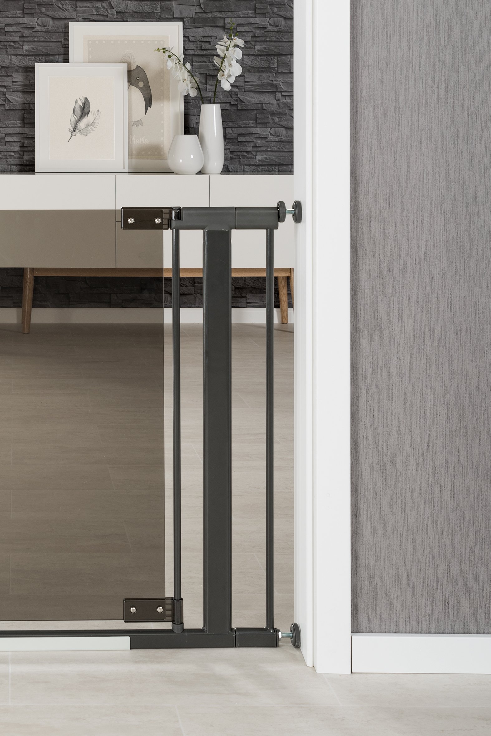 reer 46041 Verlängerung für Türwächter "PURISTIC", grau