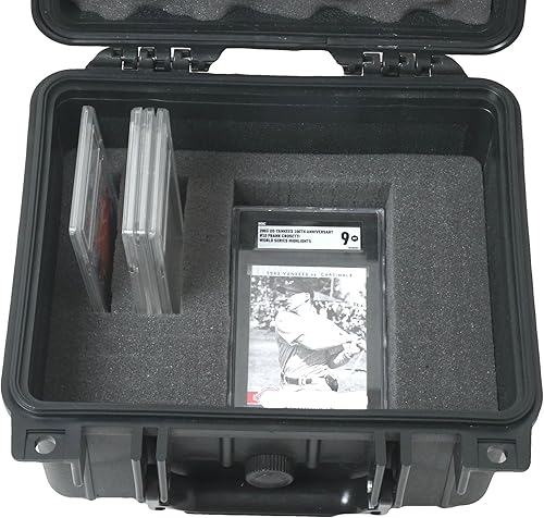 Miniatura 9 de Case Club 53 Graded Card Slab Carrying Case - Waterproof Slotted Storage Fits PSABGSFGSSGC Graded Slabs - SportsTrading Collector Box for Baseball -
