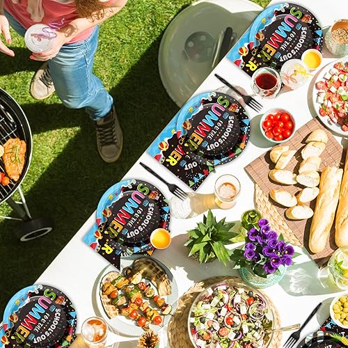 Vista 231 de ZOIIWA - Juego vajilla desechable 96 piezas de Little Boo para baby shower, suministros fiesta fantasmas para 24 invitados, platos, servilletas