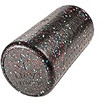 Day 1 Fitness High Density Muscle Foam Rollers - Sports Massage Rollers for Stretching, Physical Therapy, Deep Tissue, Myofascial Release - Ideal for Exercise and Pain Relief - USA Speckled, 18