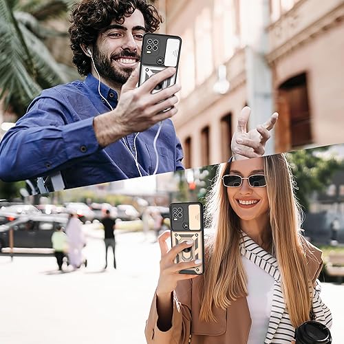 Miniatura 6 de Funda para Moto G Stylus 5G (2021), Motorola G Stylus 5G con protector de pantalla HD, resistente a prueba de golpes, con anillo magnético para