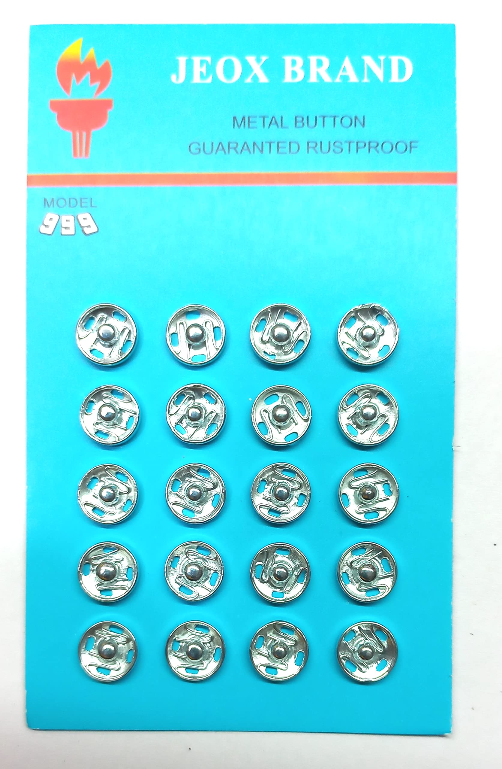 OMX Jeox Tich Buttons(Snap Fasteners) for Craft,Dressmaking and