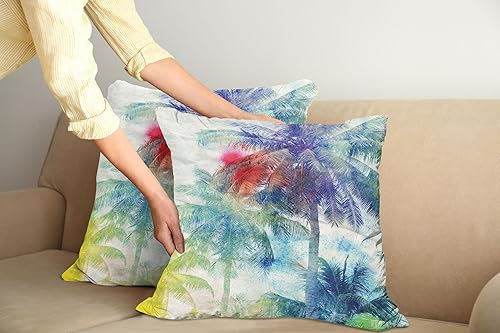 Vista 108 de Ambesonne Orient - Funda de cojín para cojín, diseño floral tradicional de Oriente Medio, clásico, bohemio, antiguo, cultura persa, funda