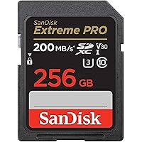 SanDisk Extreme PRO 256 GB scheda SDXC, SD Card Velocità fino a 200 MB/s