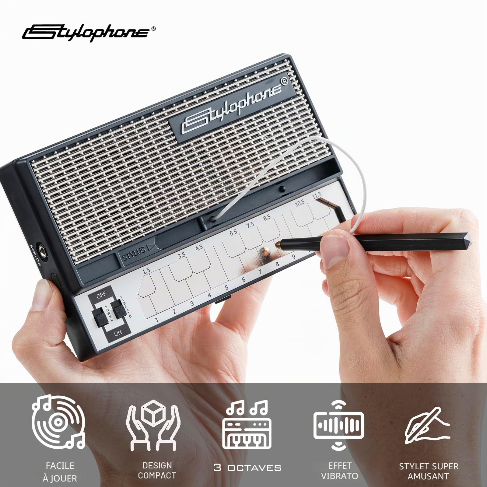 Stylophone Original S1 Clavier Électronique Musical avec Stylo