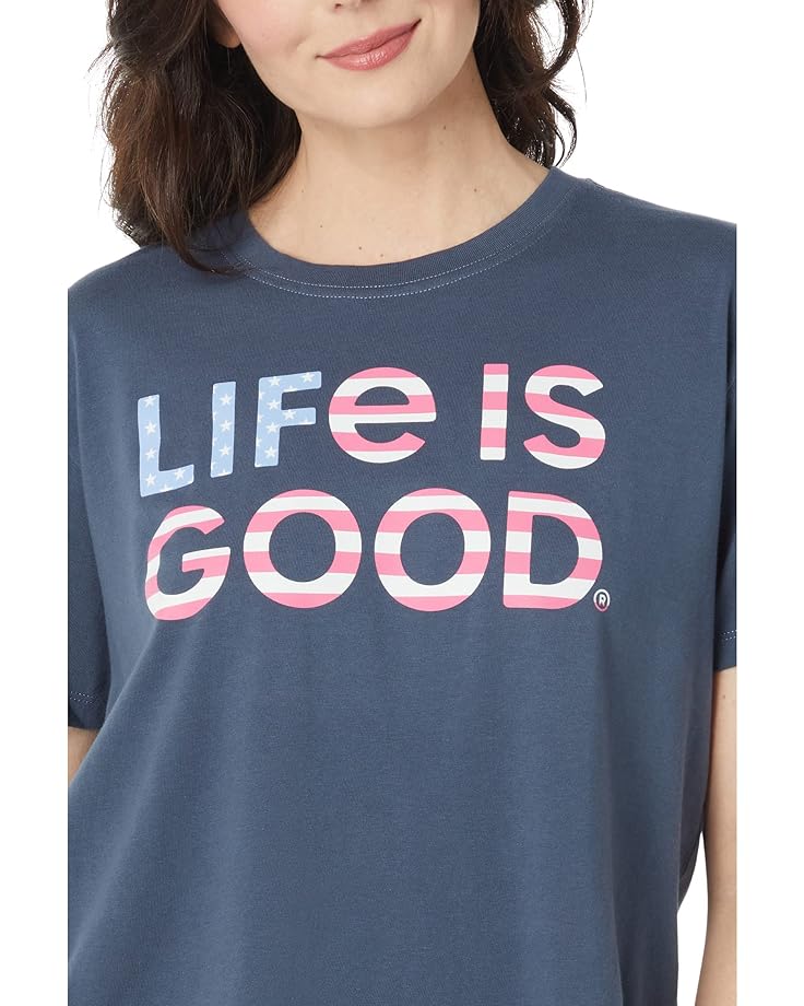 Life is Good Short Sleeve Boxy Crusher™ Tee - #3 of 4
