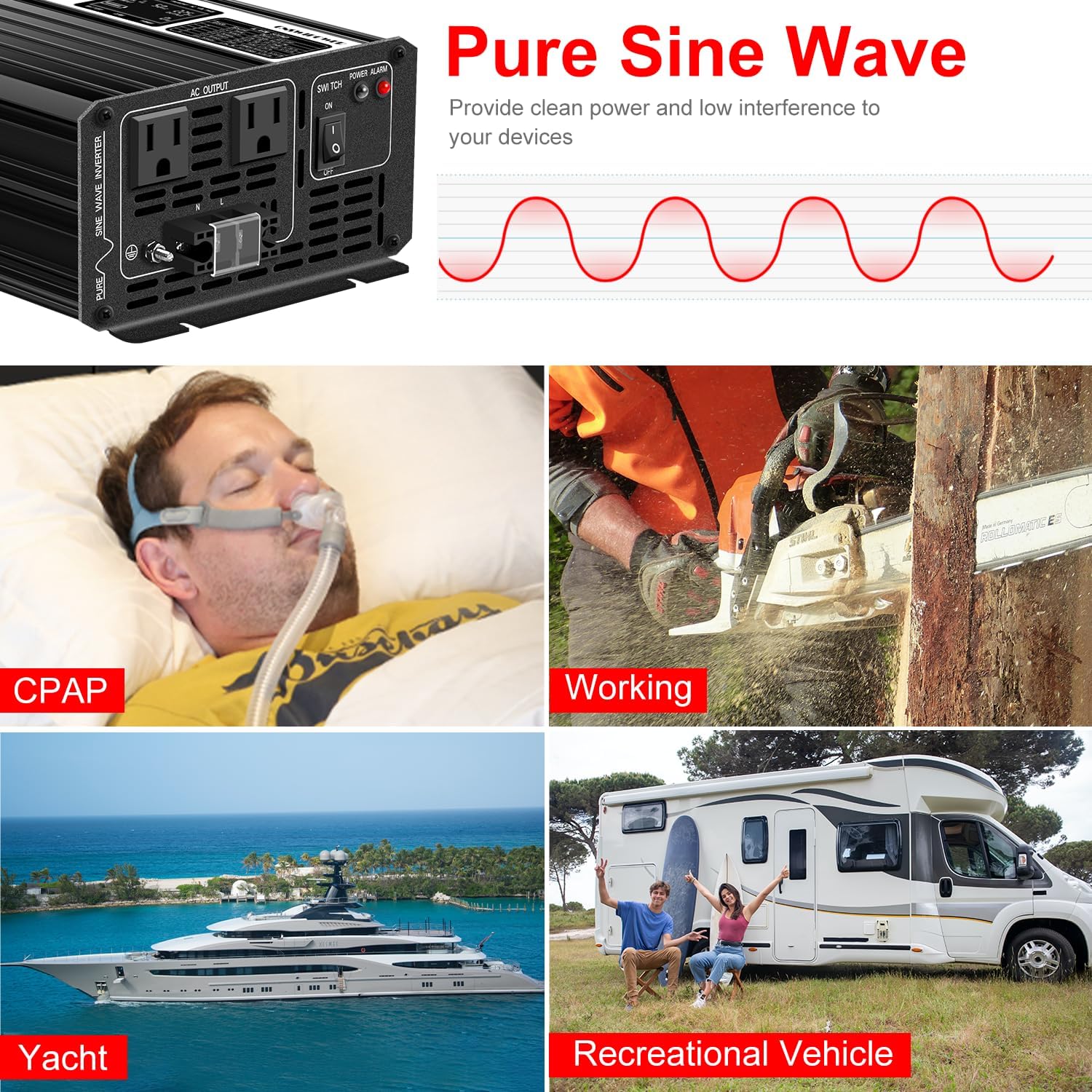 Xijia Inverter Pure Sine Wave Applications
