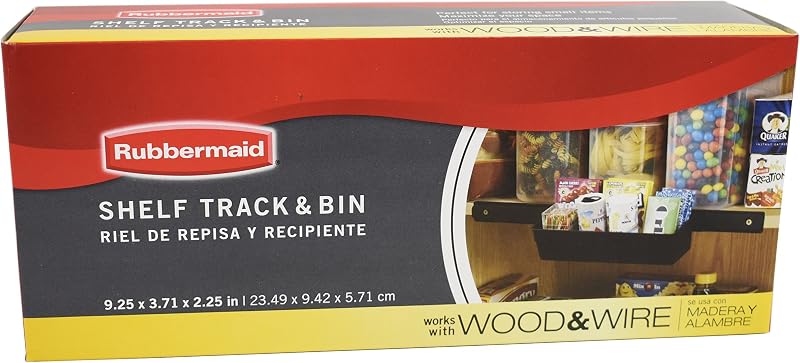 Bandeja y carril para estantes de organización de despensa Rubbermaid