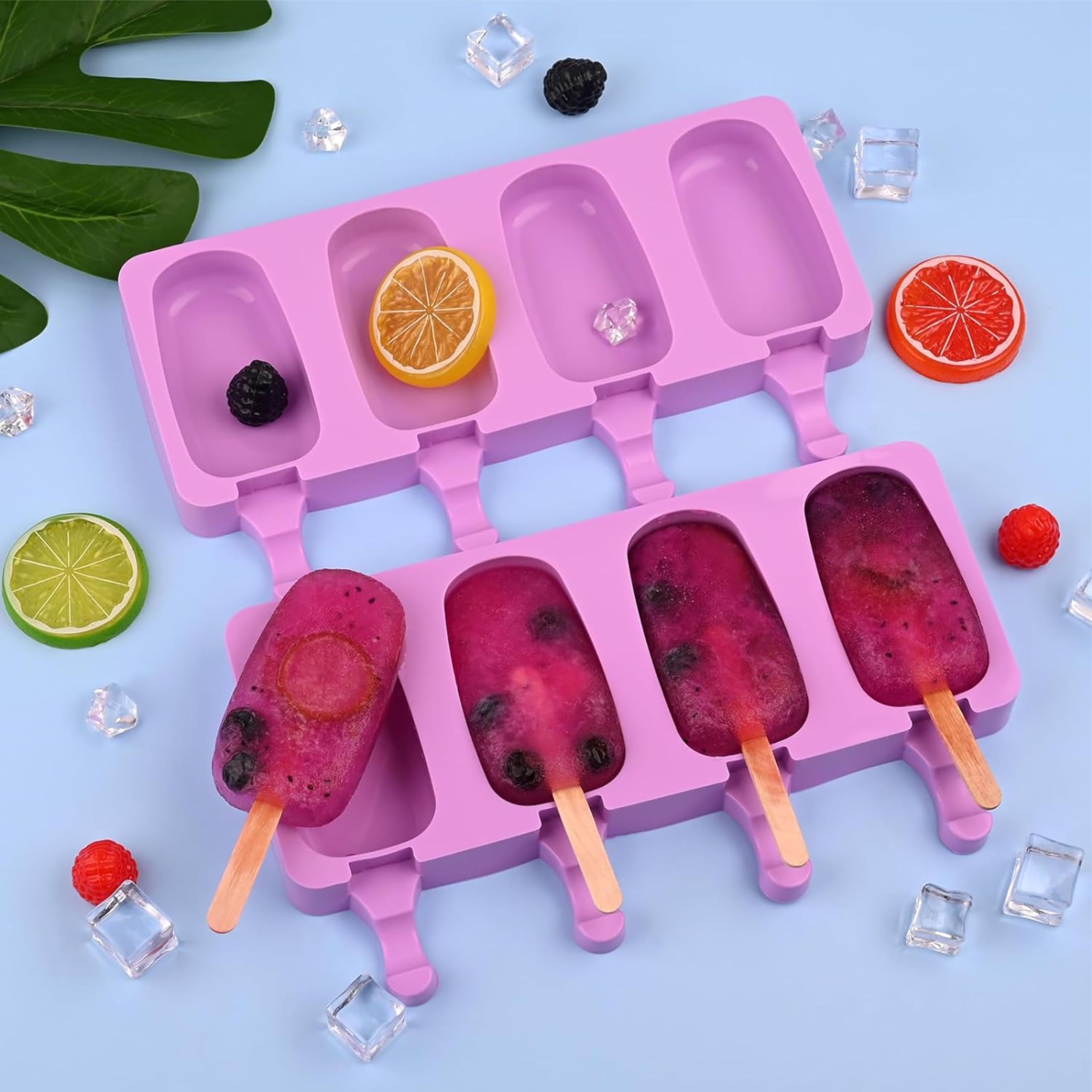 Oval Silicone Cakesicle Mould - Make Beautiful Frozen Treats -4