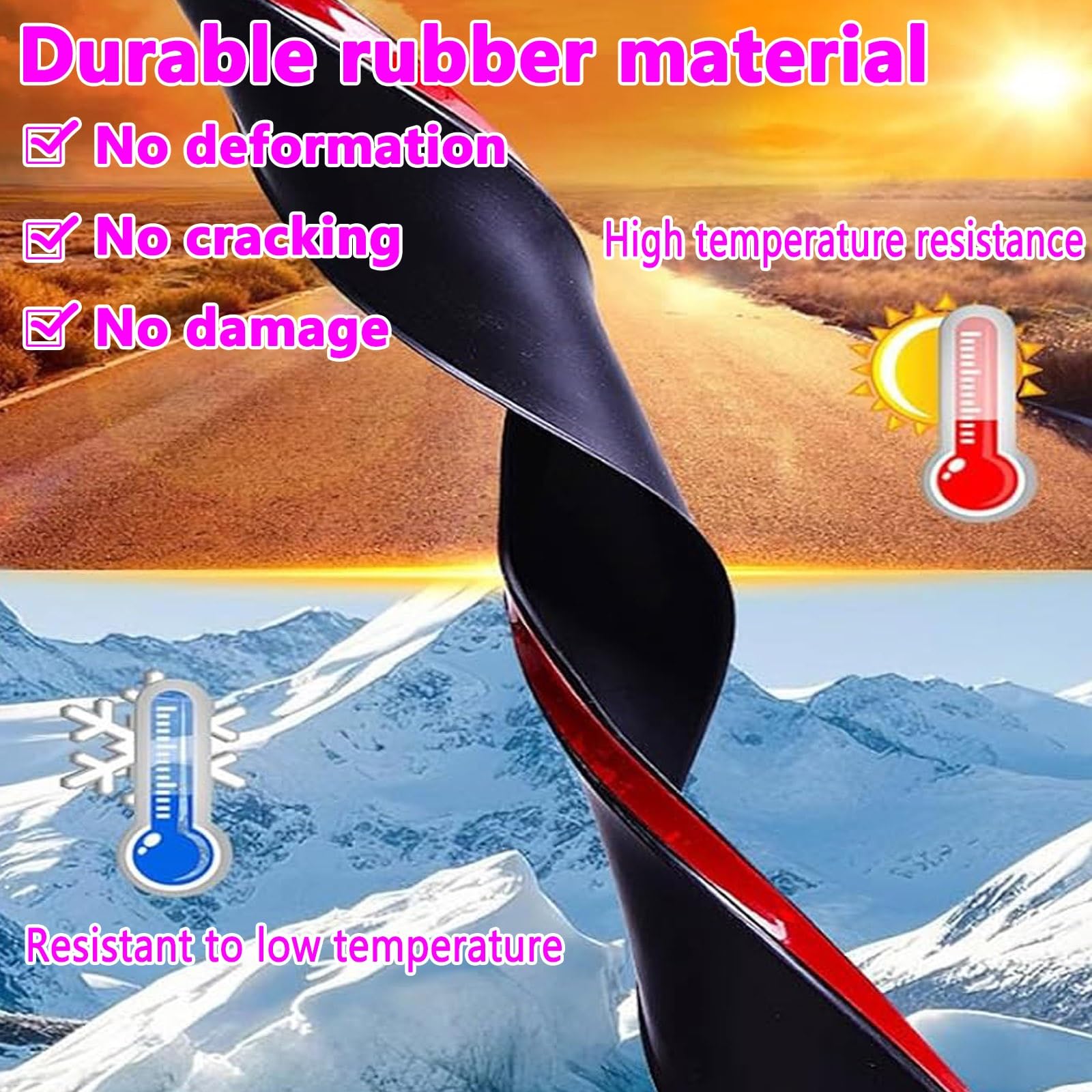 Tira De Sellado De Goma Autoadhesiva 0.5m-5m, Negro Barrera Impermeable Prevenir Daños En La Pared, Bisel De 135°+5cm Deflector Bloqueo De Agua Y Drenaje Suave, Largo Tiempo De Uso(5.5cmx400cm)