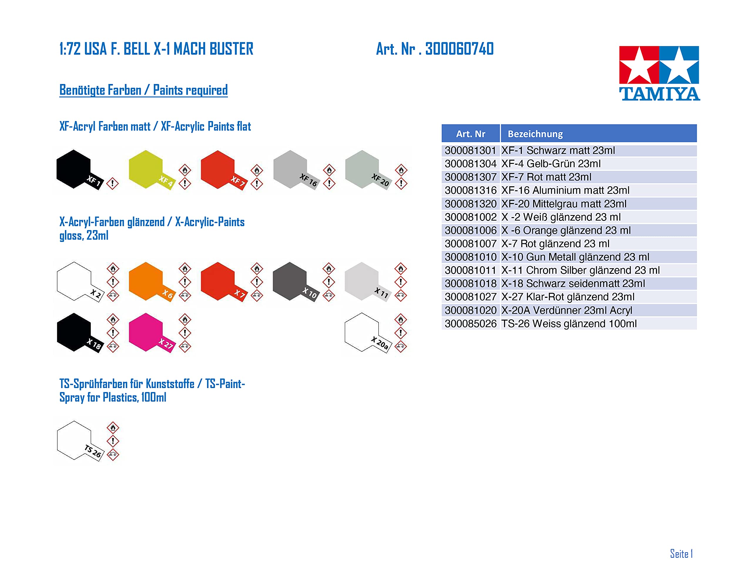 Amazon | タミヤ 1/72 ウォーバードコレクション No.40 ベル X-1