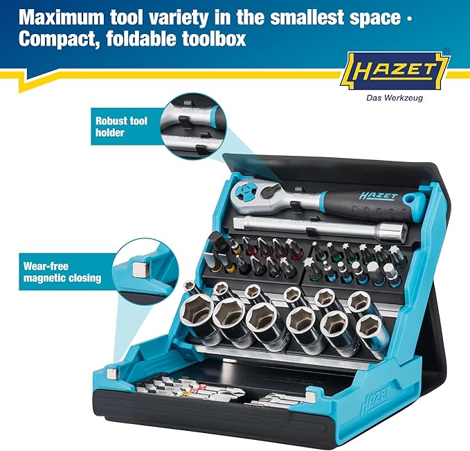 Set de Herramientas HAZET Smartcase 2200SC-2, 50 Piezas, Maletín miniatura 4