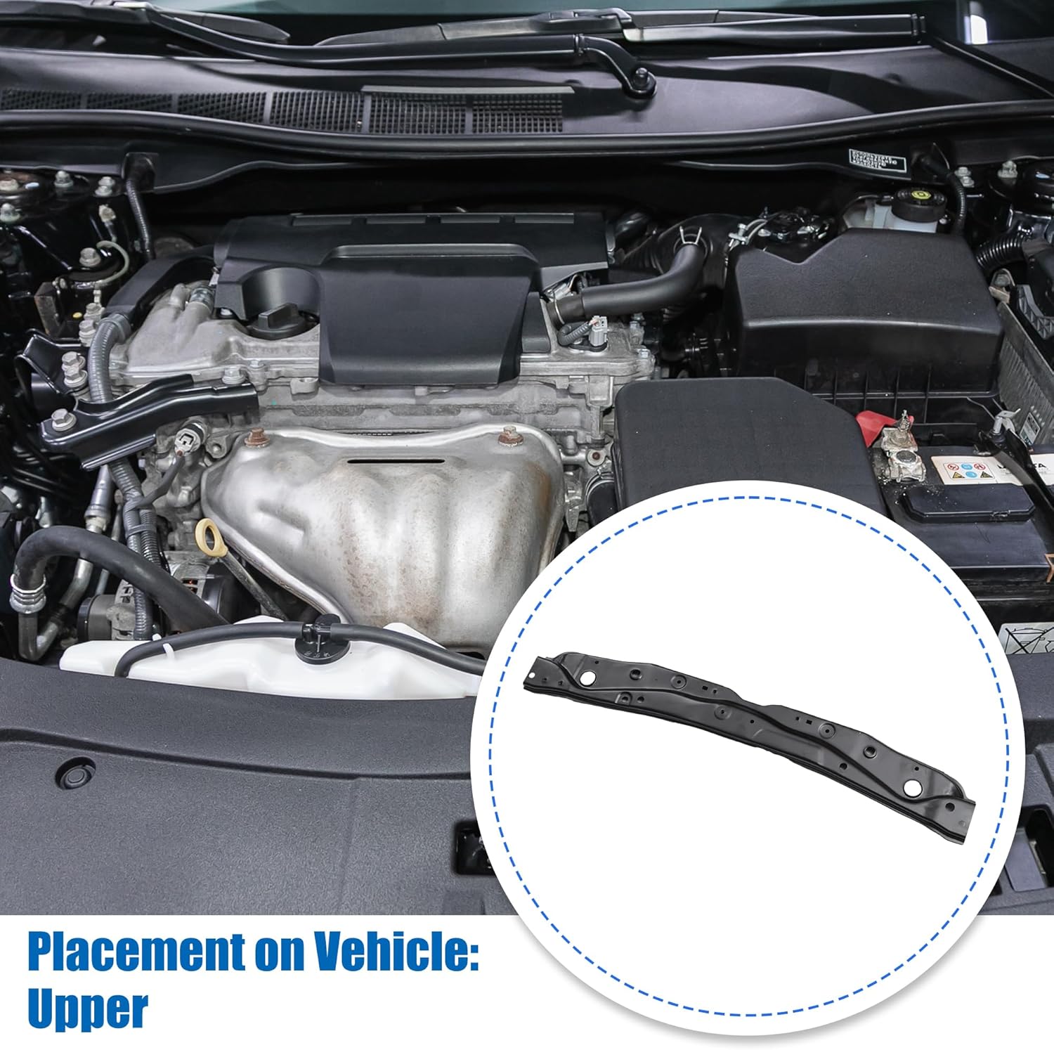 X AUTOHAUX No.5321606130 Upper Radiator Support Bracket Assembly for Toyota Camry 2012-2017